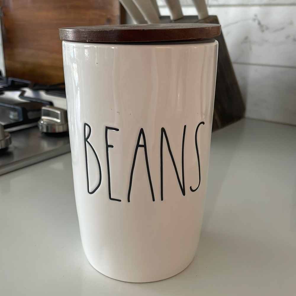 Rae Dunn Beans canister